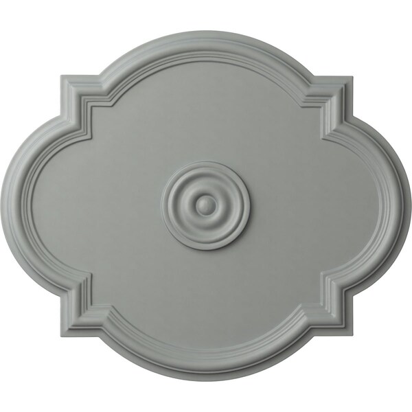 Ekena Millwork Waltz Ceiling Medallion (Fits Canopies up to 5 1/4"), 24"W x 20 1/2"H x 1 1/8"P, Primed White CM24WA - main